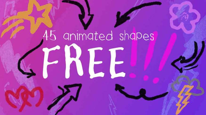 45 FREE Hand-Drawn Animated Shapes and Symbols