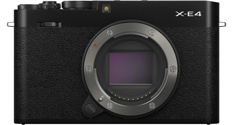 Image of the FUJIFILM X-E4 mirrorless camera