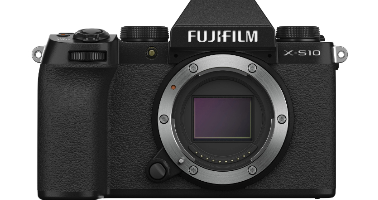 Image of the FUJIFILM X-S10 mirrorless camera