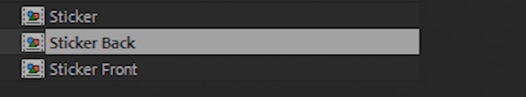 Screenshot of how to name your sticker
