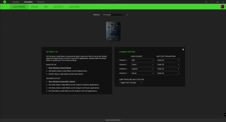 Screenshot of where to bind a channel slider to a source