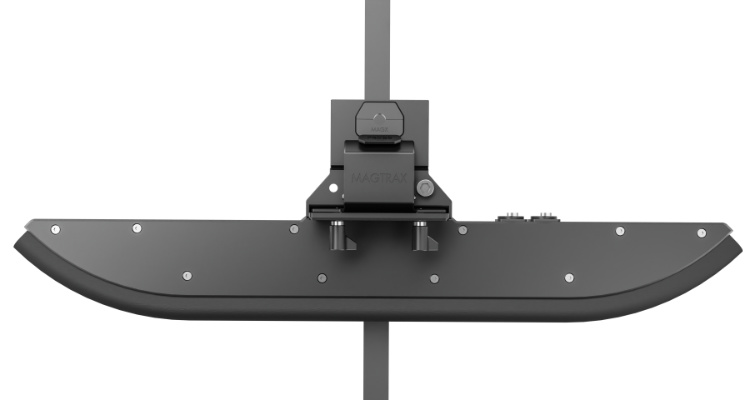 MAGTRAX hardware bolts on the front of the Agito dolly