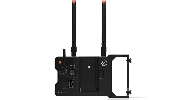 Atomos Connect on the back of the Ninja V/V+
