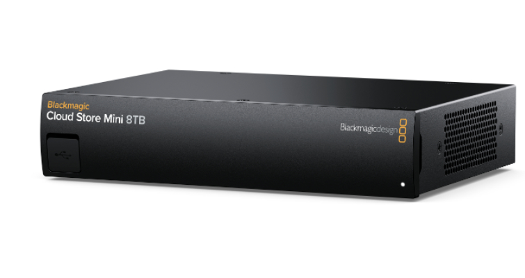 Screenshot of the new Cloud Store Mini from Blackmagic Design