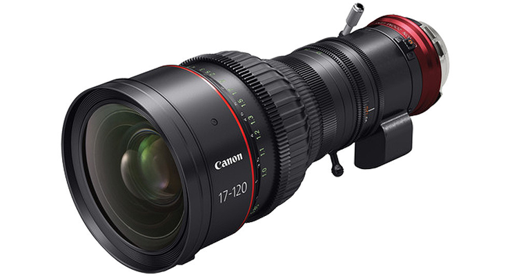 The Canon CN7x17 KAS S Cine-Servo 17-120mm T2.95 lens