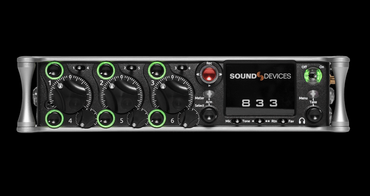 The Sound Devices 833 field recorder