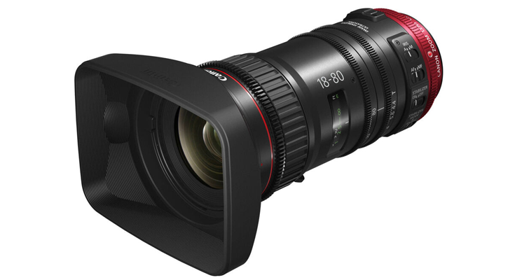 Canon's CN-E 18-80 T4.4 lens