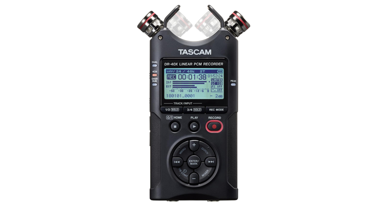 Tascam's DR-40X field recorder