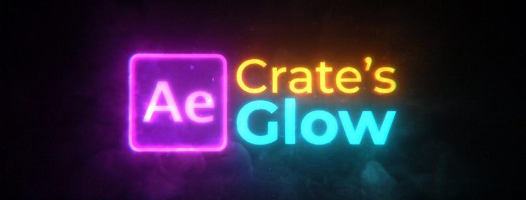 After Effects plugin Crate's Glow in neon