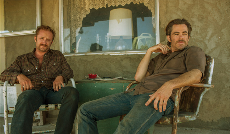 Ben Foster and Chris Pine in the contemporary Western "Hell or High Water"
