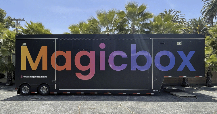 The new portable Magicbox truck for LED volume