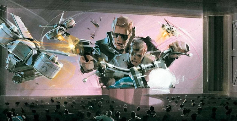 Illustration of the poster for Terminator 2 in 3D