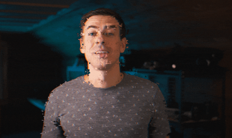 Glitch Effect Mask on a Moving Person - Create Glitch Effects with EbSynth