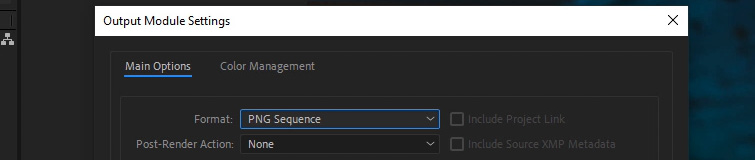 PNG Sequence Option in After Effects - Create Glitch Effects with EbSynth