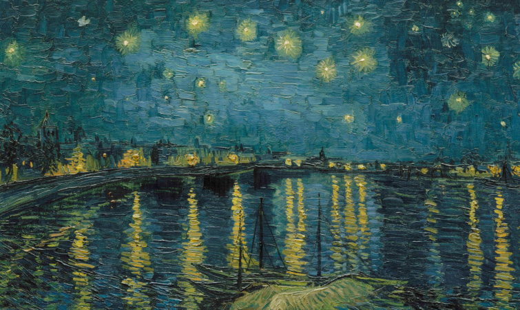 Starry Night Over the Rhône by Vincent van Gogh
