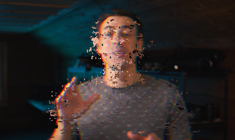 VR Digital Glitch Mask on Static Image of a Human - Create Glitch Effects with EbSynth