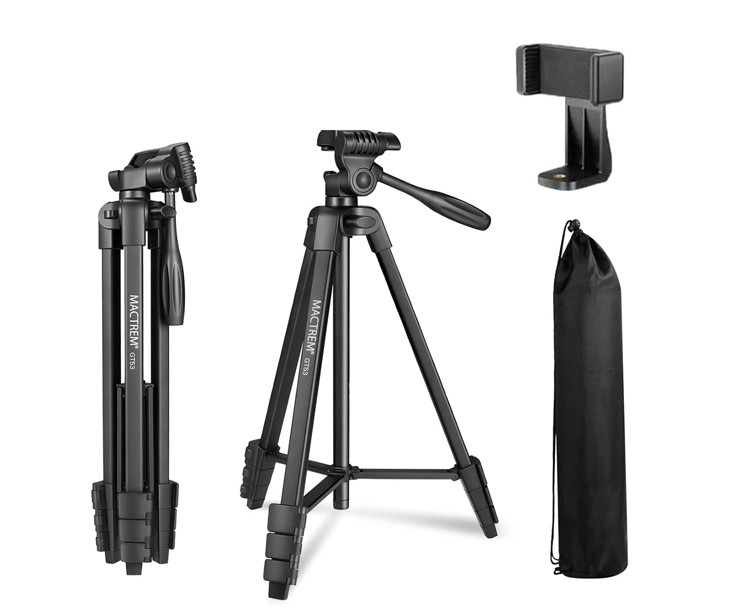 An example of a tripod with a carry case