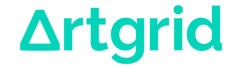 Artgrid logo on a white background