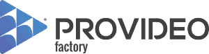 ProVideoFactory logo on a white background