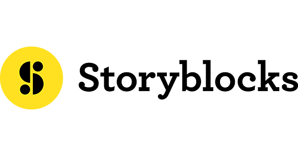 Storyblocks logo on a white background